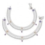 RR 925 Sterling Silver Heavy Bridal Payals 3