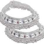 RR 925 Sterling Silver Ghungroo Payals 1
