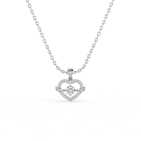 PALMONAS Love Locked Heart 925 Sterling Silver Necklace for Women - Waterproof & Anti Tarnish Nekclaces