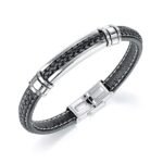 RR 925 Sterling Silver Leather Bracelets 2
