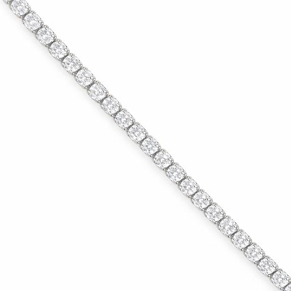 Pure Silver Minimalist Tennis Bracelet