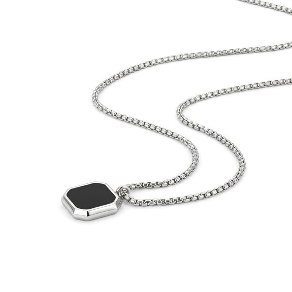 SALTY ALPHA Anti Tarnish Stainless Steel Locket for men
