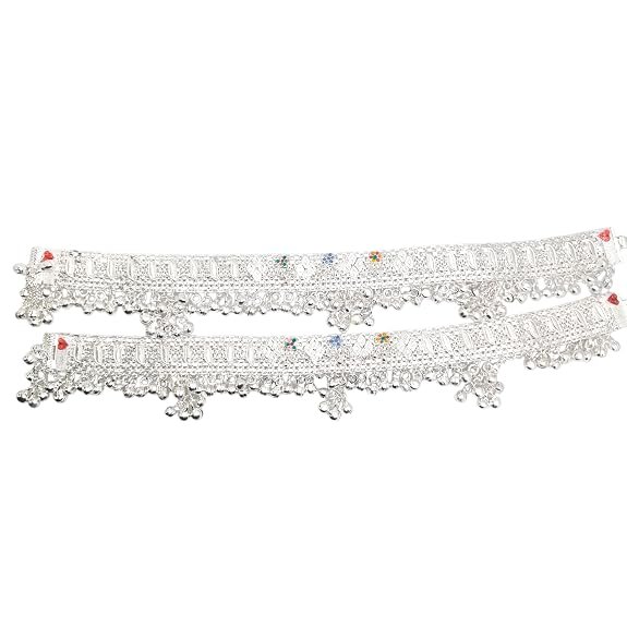 SDP Surya Dev Oxidized German Silver Payal